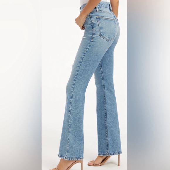 NWT Good American distressed bootcut size 10/30 - Picture 2 of 7